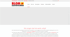 Desktop Screenshot of blomelektrotechniek.nl